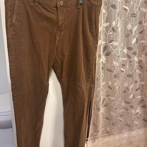 Chaps Men's Corduroy Pants in Rich Brown